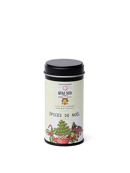 Mélange Aromatique Epices De Noel (Cannelle, Cardamome) Boîte Épices 65 G –  Quai Sud