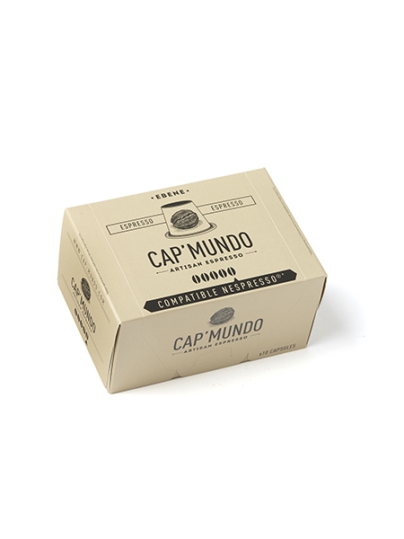 Cap Mundo Ebony coffee capsules
