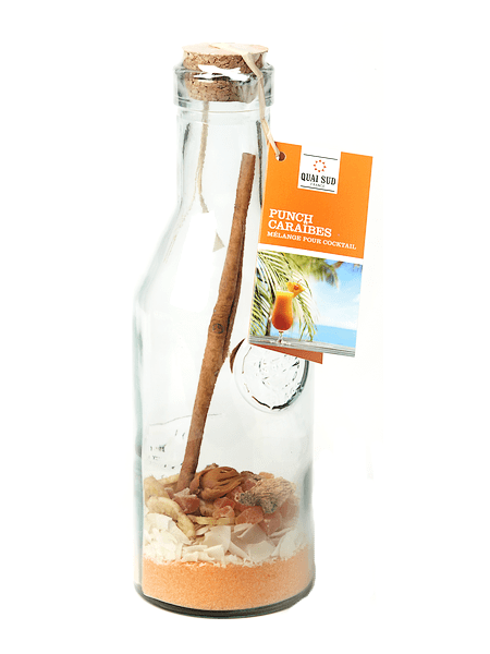 Caribbean Punch cocktail mix in a carafe Quai Sud