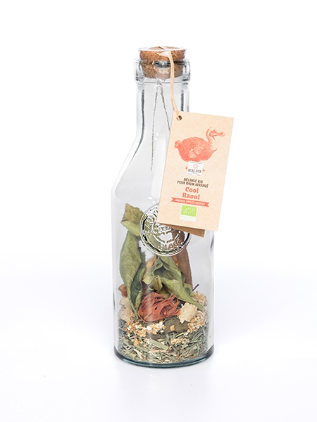 COOL RAOUL Mélange pour RHUM ARRANGE BIO ( ananas-épices douces) -CARAFE COCKTAIL verre recyclé 60 g-0