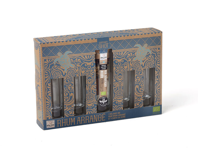 Coffret Shot Rhum Arrang Bio Quai Sud