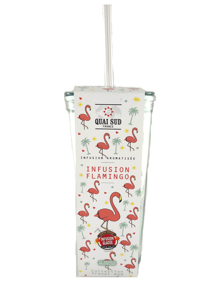 Infusion glacée Flamingo travel mug-0