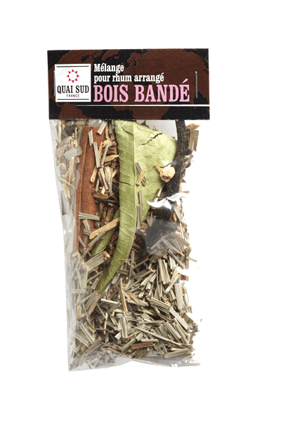 Mixture for Bois Bandé arranged rum in a crystal bag – Quai Sud