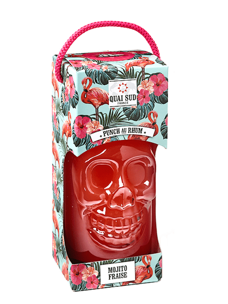 Erdbeer-Mojito-Rum-Punsch mit Limette und Erdbeer-Aroma Südkai