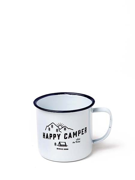 Tasse émaillé “Happy Camper”-0