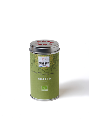 Thé vert à la menthe aromatisé N°14, boîte 100g